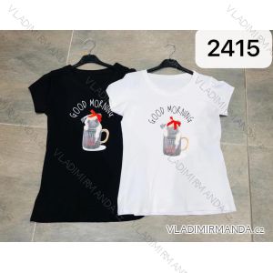 T-Shirt Kurzarm Frauen (UNI S-M) ITALIENISCHE MODE IMM20330