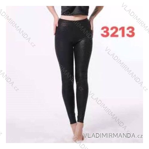 Lange Leggings DAMENLEDER (UNI S-M) ITALIENISCHE MODE IMM20FD3063