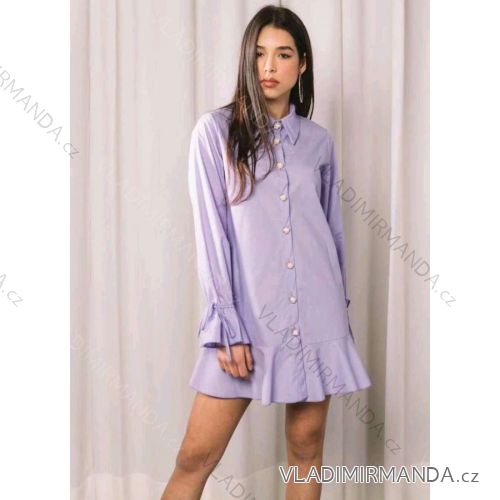 Bluse 3/4 Ärmel mit Knöpfen (uni sl) ITALIENISCHE Mode IMM20206