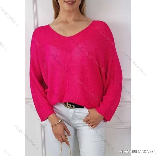 Kleid mit 3/4 Ärmeltasche für Damen (uni sl) ITALIAN Fashion IM3181746