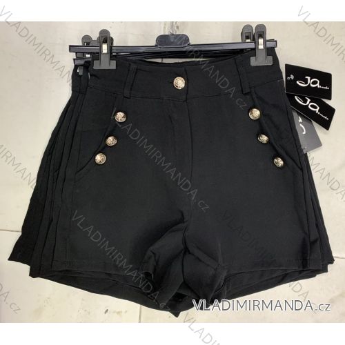 Shorts Shorts Kunstleder Frauen (uni s-l) ITALIAN FASHION IM920107