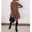 Kleid mit 3/4 Ärmeltasche für Damen (uni sl) ITALIAN Fashion IMWD20527