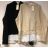 Hoodie Langarm Frauen Weihnachten (sm) ITALIENISCHE MODE IM920421 S / M eine Größe schwarz
