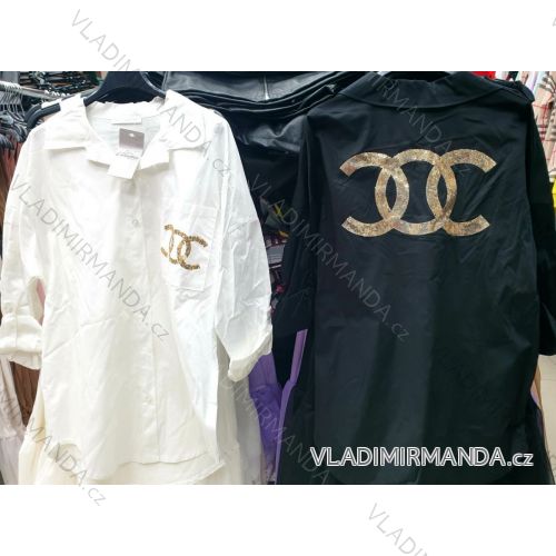 Kleid mit 3/4 Ärmeltasche für Damen (uni sl) ITALIAN Fashion IMWD20529