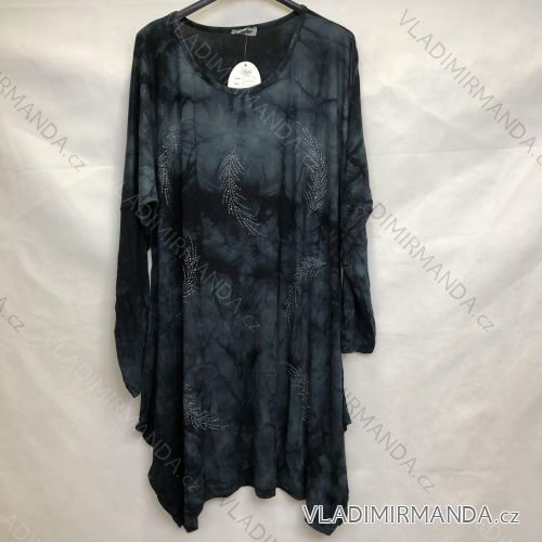 T-Shirt Kurzarm übergroße Frauen (uni XL / 2XL) ITALIENISCHER MODUS IM919700