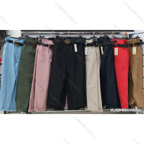 Kleid mit 3/4 Ärmeltasche für Damen (uni sl) ITALIAN Fashion IM3181746