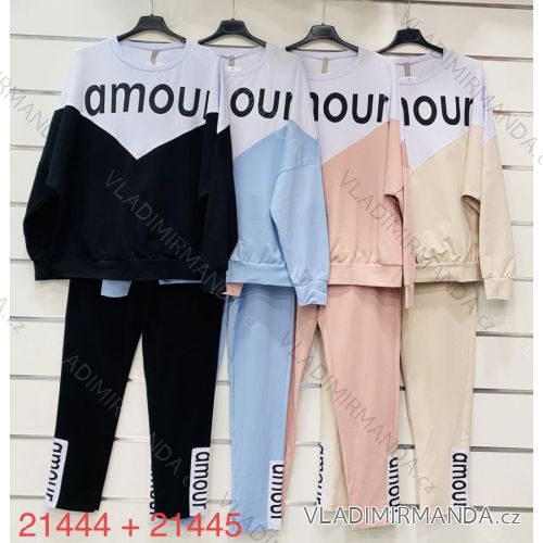 Tričko elegantní dlouhý rukáv dámské (UNI S/M) ITALSKÁ MÓDA IMM20954