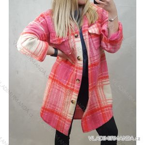 Bluse 3/4 Ärmel mit Knöpfen (uni sl) ITALIENISCHE Mode IMM20206