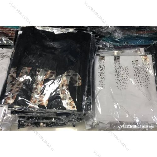 T-Shirt Kurzarm Frauen (UNI S-M) ITALIENISCHE MODE IMM20330