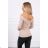 Minze Bluse mit V-Ausschnitt