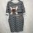 Sommer langärmliges geblümtes Kleid (uni s / m) ITALIAN FASHION IMM200166