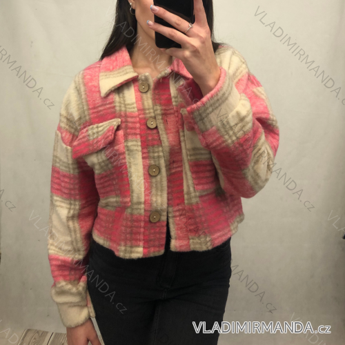 Bluse 3/4 Ärmel mit Knöpfen (uni sl) ITALIENISCHE Mode IMM20206