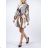 Kleid mit 3/4 Ärmeltasche für Damen (uni sl) ITALIAN Fashion IMWD20527