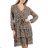 Kleid mit 3/4 Ärmeltasche für Damen (uni sl) ITALIAN Fashion IMWD20527