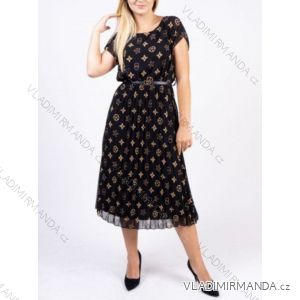Kleid mit 3/4 Ärmeltasche für Damen (uni sl) ITALIAN Fashion IMWD20527