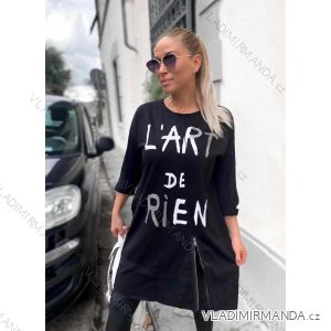 Kleid mit 3/4 Ärmeltasche für Damen (uni sl) ITALIAN Fashion IM3181746