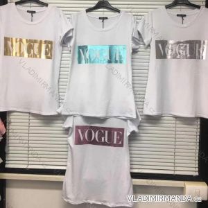 T-Shirt Kurzarm Frauen (UNI S-M) ITALIENISCHE MODE IMM20330