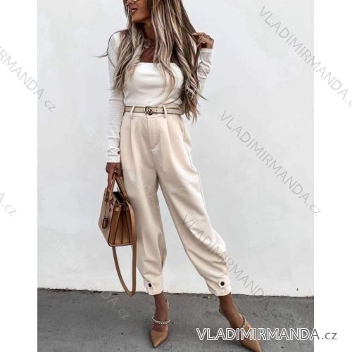 Lange Taillenhose der Frauen (uni s / m) ITALIENISCHER MODUS IM919603
