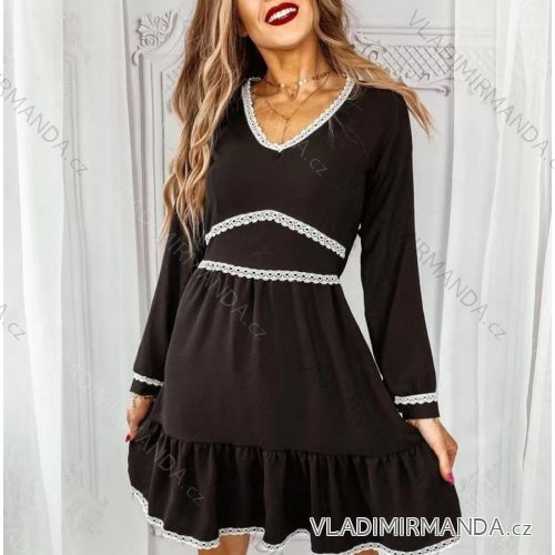 Bluse Langarm mit Rüschen Frauen (UNI S / L) ITALIAN FASHION IMK20159