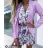 Langarm Kleid ELEGANT (uni s / m) ITALIENISCHE MODE IM919825