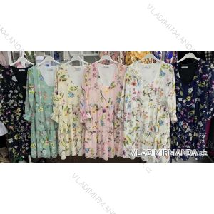 Langarm Kleid ELEGANT (uni s / m) ITALIENISCHE MODE IM919825