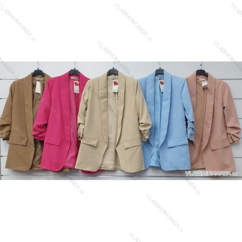 Kleid mit Knöpfen und geknöpften Damen (uni s-m) ITALIAN FASHION IM2203948