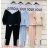 Set lange Jogginghosen und langärmliges Sweatshirt für Frauen (UNI S / L) TURKISH FASHION IMK20148