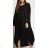 Sommerkleid Langarm geblümte Damen (UNI S / L) ITALIAN FASHION IMK20150
