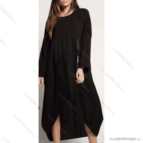 Sommerkleid Langarm geblümte Damen (UNI S / L) ITALIAN FASHION IMK20150