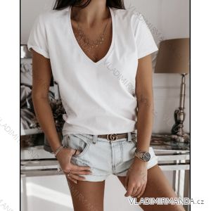 T-Shirt Kurzarm Frauen (S / M ONE SIZE) ITALIENISCHE MODE IMWK21002