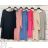 Sommerkleid Langarm geblümte Damen (UNI S / L) ITALIAN FASHION IMK20150