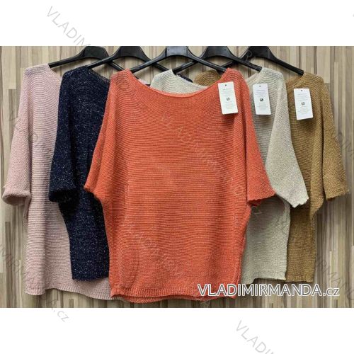 Damen Langarmpullover (S / M EINE GRÖSSE) ITALIENISCHE MODE IMWP21020