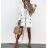 Kleid mit Knöpfen und geknöpften Damen (uni s-m) ITALIAN FASHION IM2203948