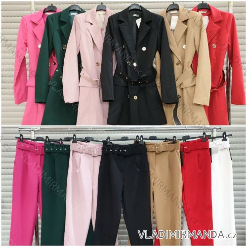 Kleid mit Knöpfen und geknöpften Damen (uni s-m) ITALIAN FASHION IM2203948