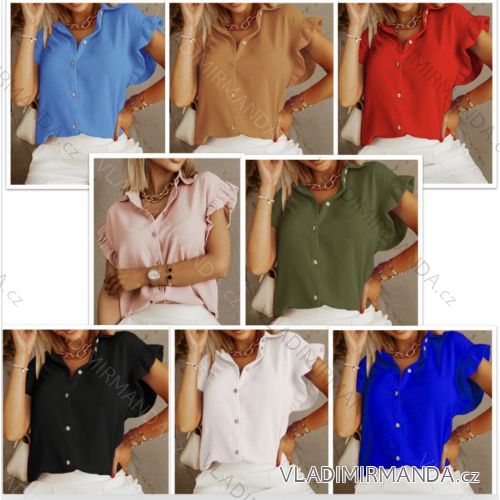 Damen Langarmbluse (S / M ONE SIZE) ITALIENISCHE MODE IMWA201071