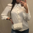 Bluse 3/4 Ärmel mit Knöpfen (uni sl) ITALIENISCHE Mode IMM20206