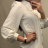 Bluse 3/4 Ärmel mit Knöpfen (uni sl) ITALIENISCHE Mode IMM20206