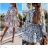Elegantes Langarmkleid für Damen (S / M / L EINE GRÖSSE) ITALIENISCHE MODE IMWA21002