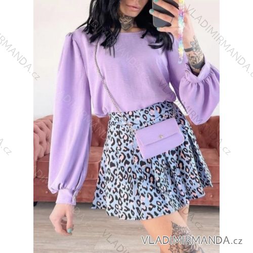 T-Shirt Kurzarm Frauen (UNI S / L) ITALIENISCHE MODE IMK20128