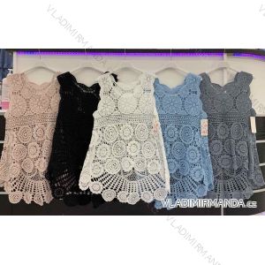 Kleid mit 3/4 Ärmeltasche für Damen (uni sl) ITALIAN Fashion IM3181746