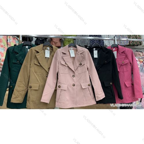 Kabát flaušový teplý dlouhý dámský (UNI S/M) ITALSKÁ MÓDA IMD20159