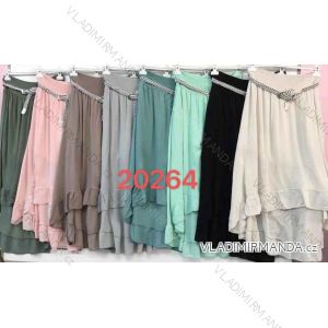 Sukně dlouhá skládaná dámská (S/M/L ONE SIZE) ITALSKÁ MÓDA IMWL20031