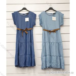 Elegantes Langarmkleid für Damen (S / M / L EINE GRÖSSE) ITALIENISCHE MODE IMWA21002