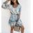 Kleid mit 3/4 Ärmeltasche für Damen (uni sl) ITALIAN Fashion IMWD20527