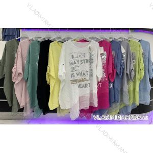 Kleid mit 3/4 Ärmeltasche für Damen (uni sl) ITALIAN Fashion IM3181746