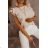 Kleid mit 3/4 Ärmeltasche für Damen (uni sl) ITALIAN Fashion IM3181746