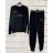 Set lange Jogginghosen und langärmliges Sweatshirt für Frauen (UNI S / L) TURKISH FASHION IMK20148