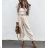 Kleid mit 3/4 Ärmeltasche für Damen (uni sl) ITALIAN Fashion IM3181746