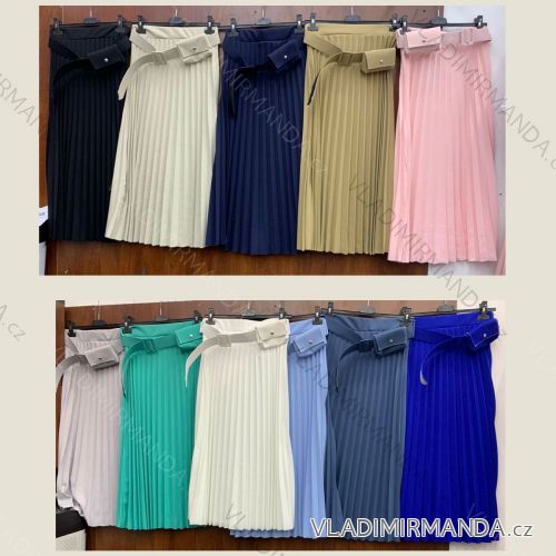 Kleid mit 3/4 Ärmeltasche für Damen (uni sl) ITALIAN Fashion IM3181746