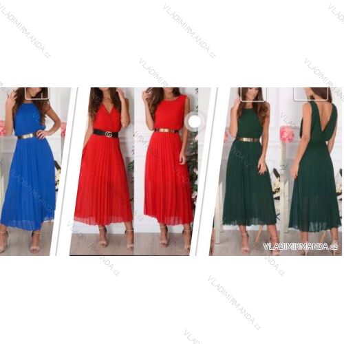 Kleid mit 3/4 Ärmeltasche für Damen (uni sl) ITALIAN Fashion IMWD20527